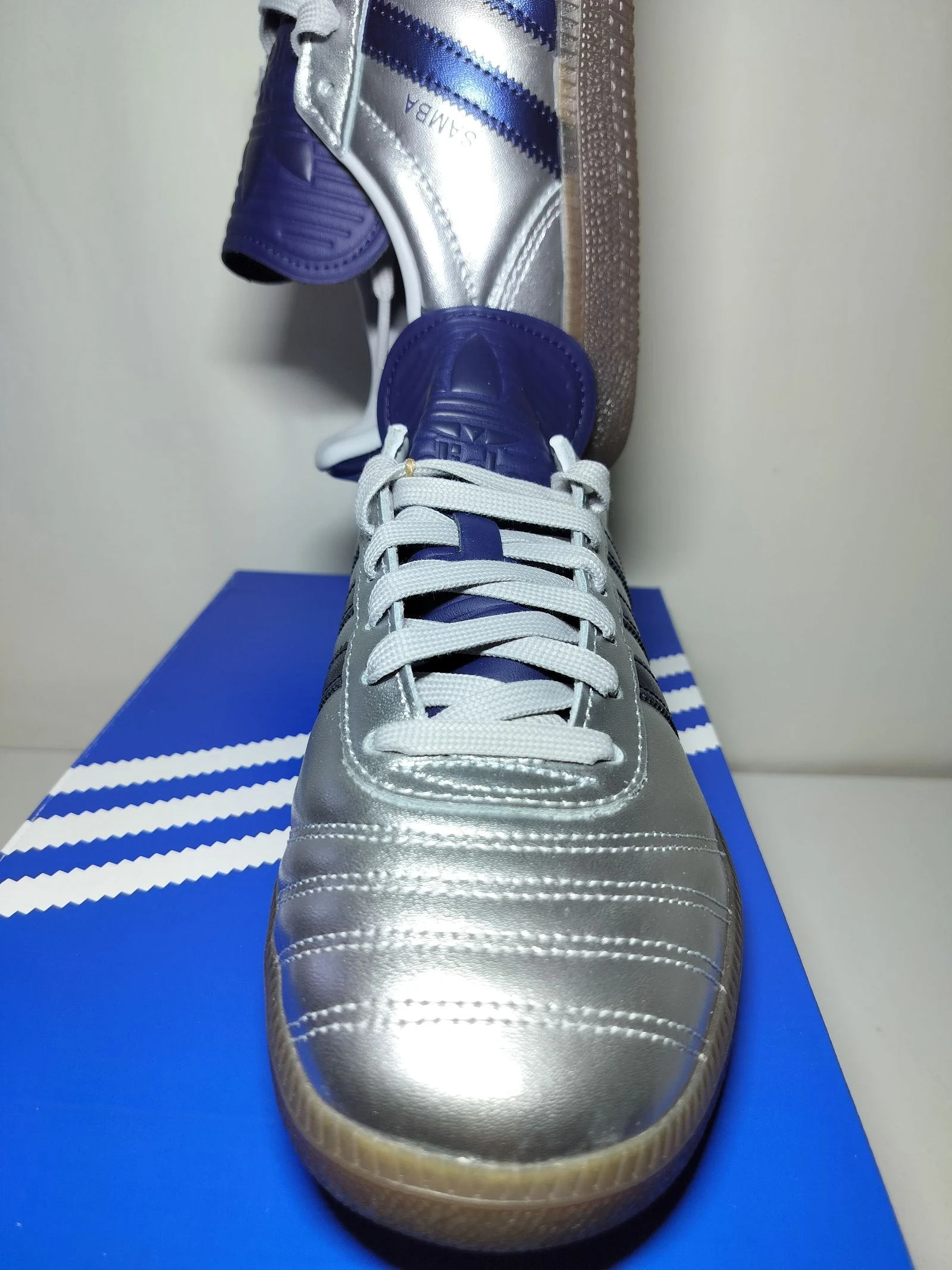 Adidas Samba New 42 Sneakers Original Unisexe Femmes Hommes Tendance Tenue Vintage Premium Rétro Y2K – photo 16
